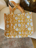 Quilted Tote bag mustard